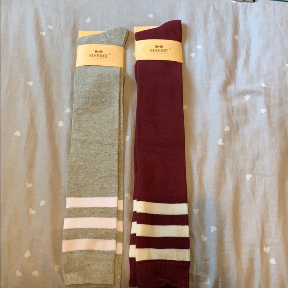 Brand new extra long over the knee socks